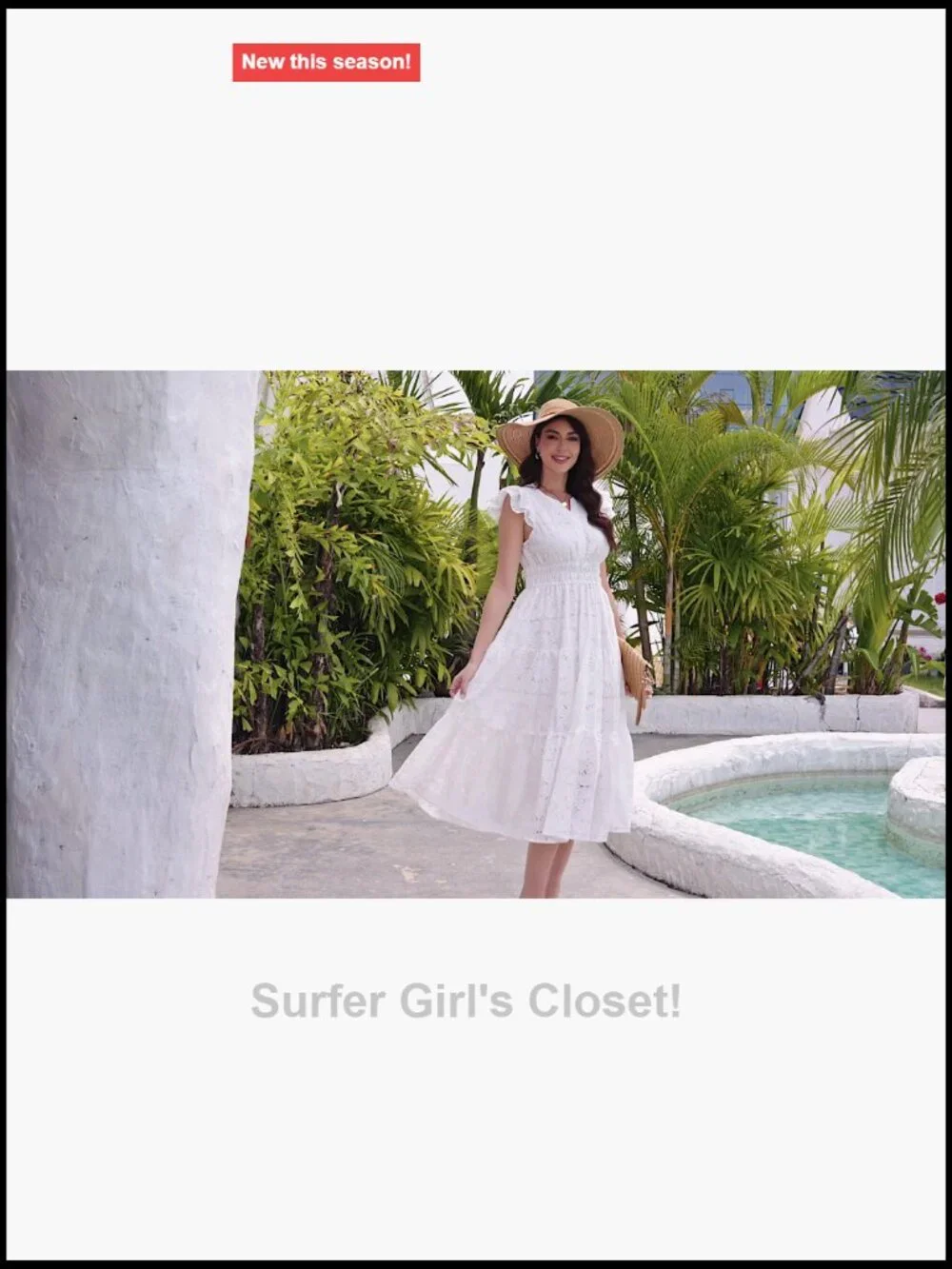 Wedding Guest Dress V Neck Tiered Midi Ruffle Sleeve High Waist Summer Dress